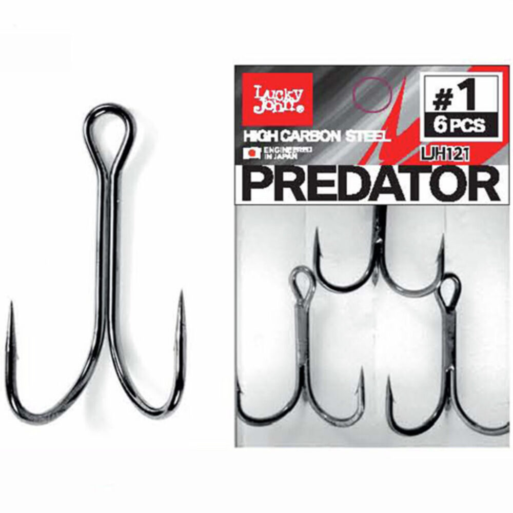 Āķi divžuburu Lucky John PREDATOR LJH121