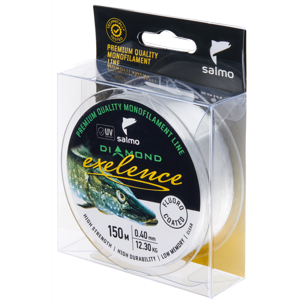 Aukla monofīlā Salmo Diamond EXELENCE FLUORO COATED Clear 150