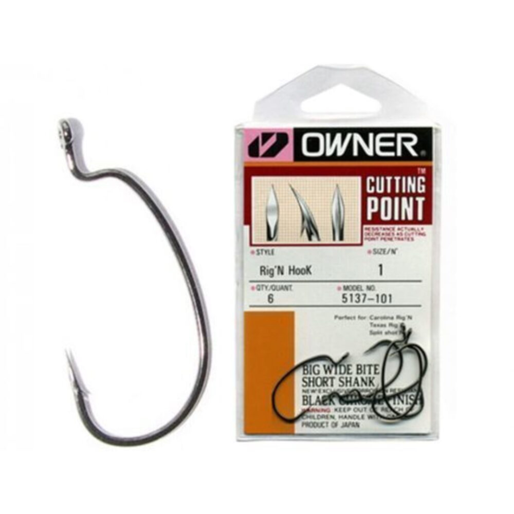 Āķi ofseta Owner RIG'N HOOK