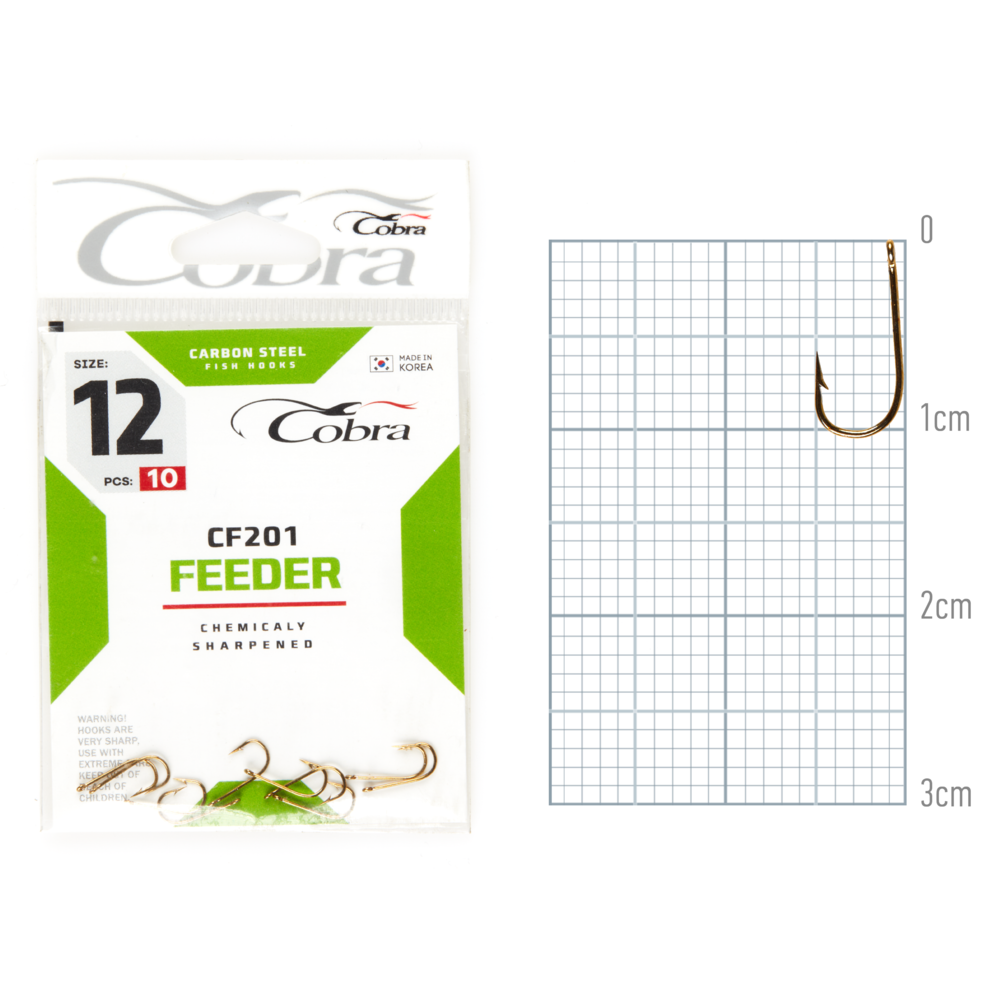 Āķi Cobra FEEDER CLASSIC CF201