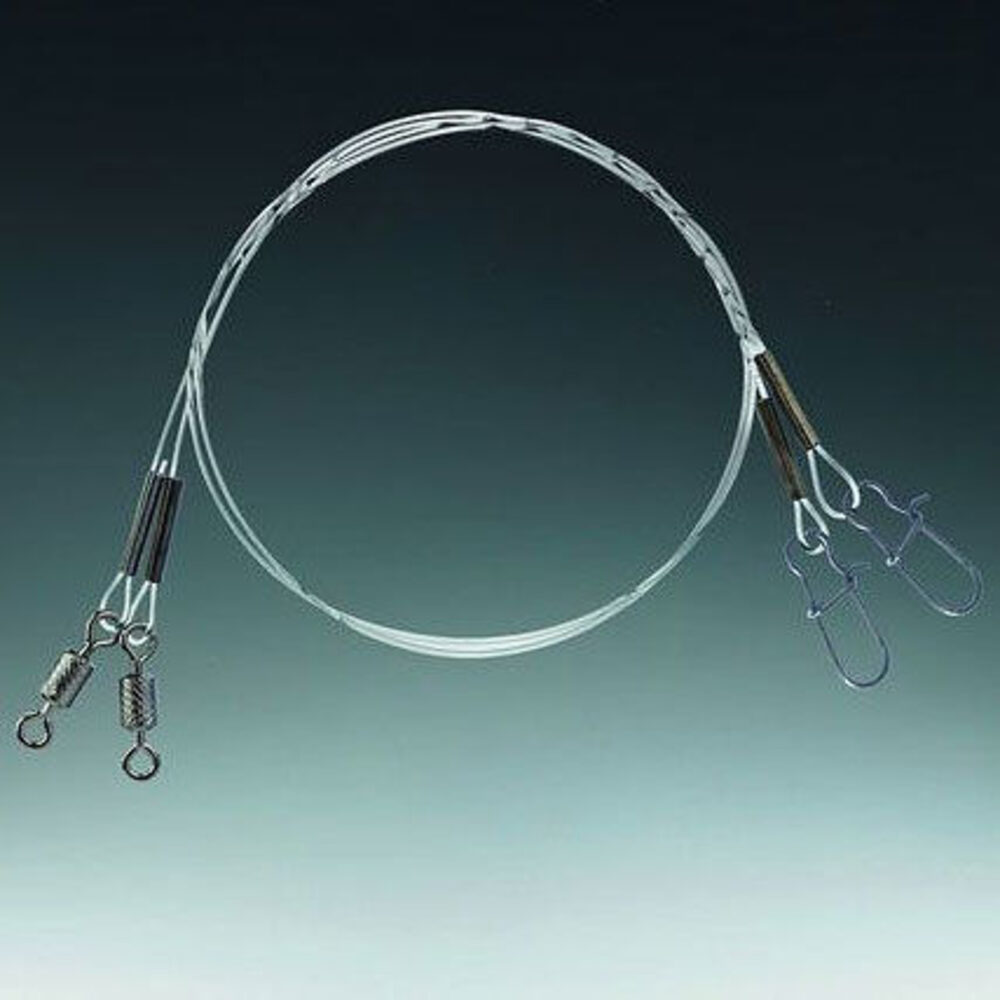 Pavadiņas Balzer SHIRASU HARDMONO RIGS WITH SWIEVELS