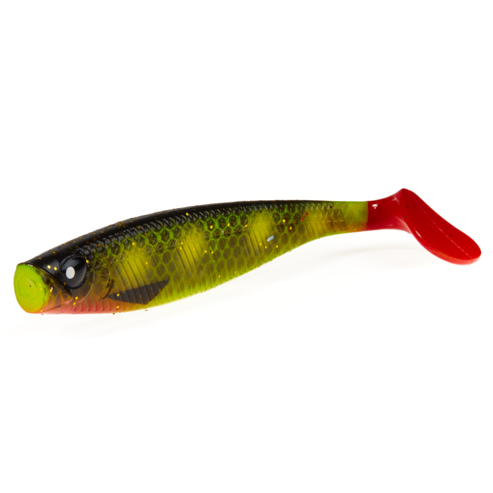 Vibroastes Lucky John 3D Series RED TAIL SHAD 3.5
