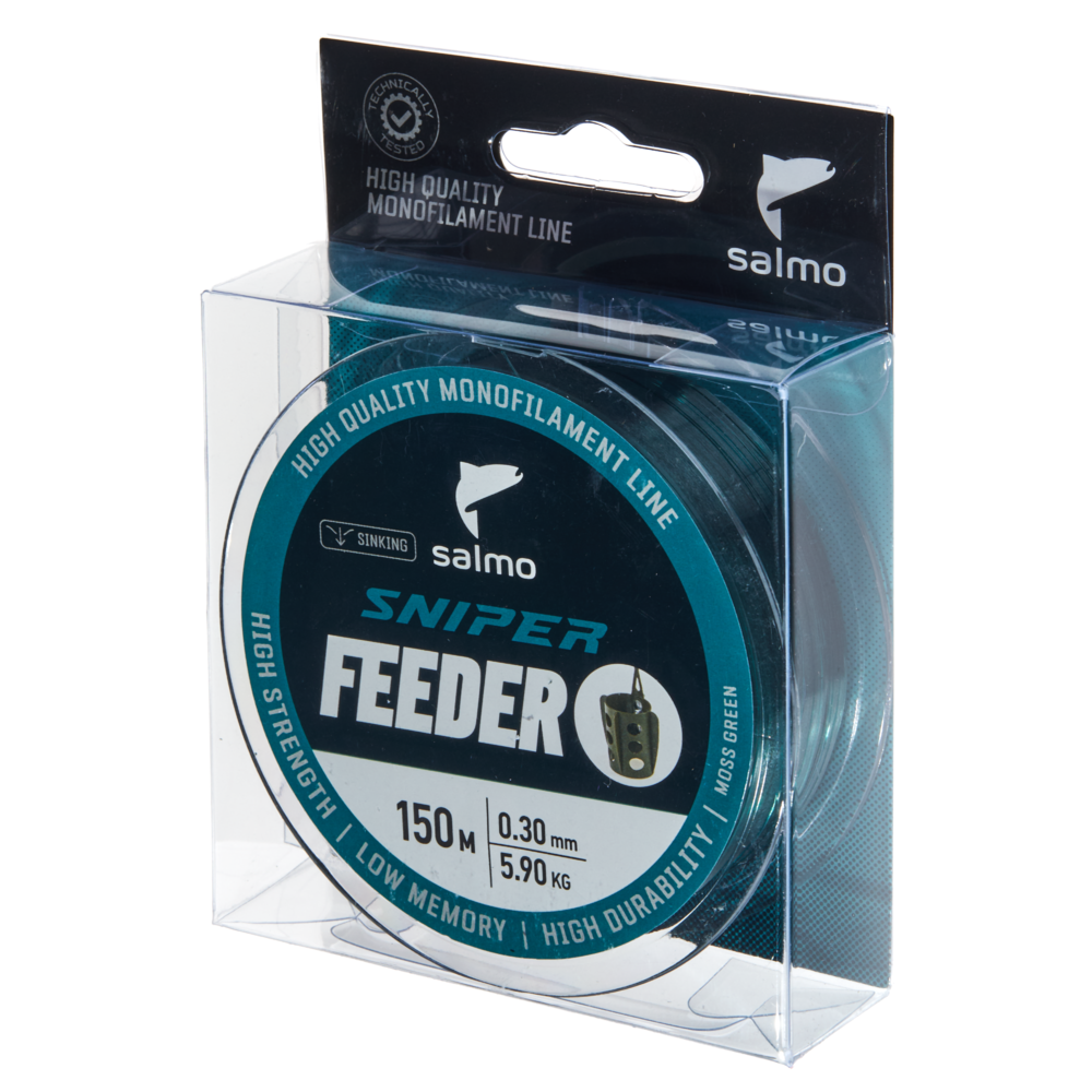 Aukla monofīlā Salmo Sniper FEEDER Moss Green 150