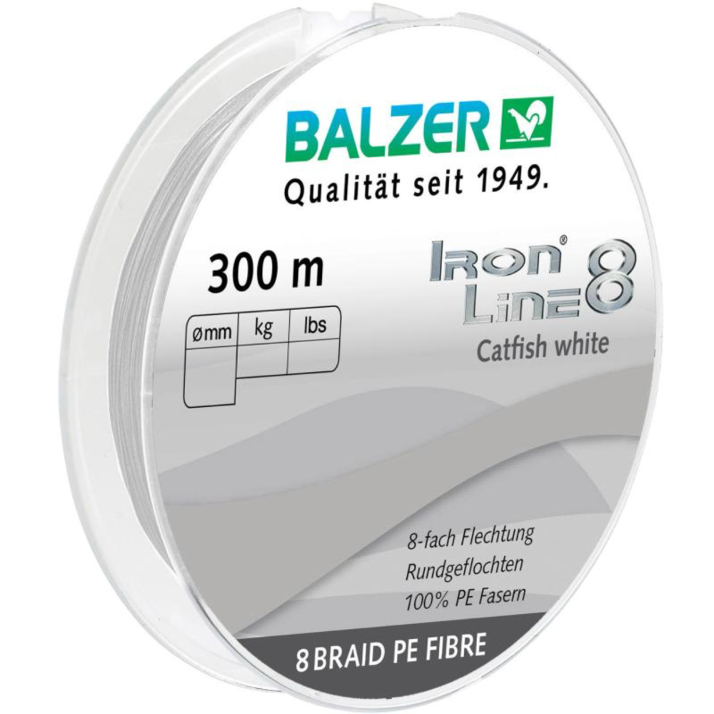 Aukla pītā Balzer IRON LINE 8 Cattfish White 300