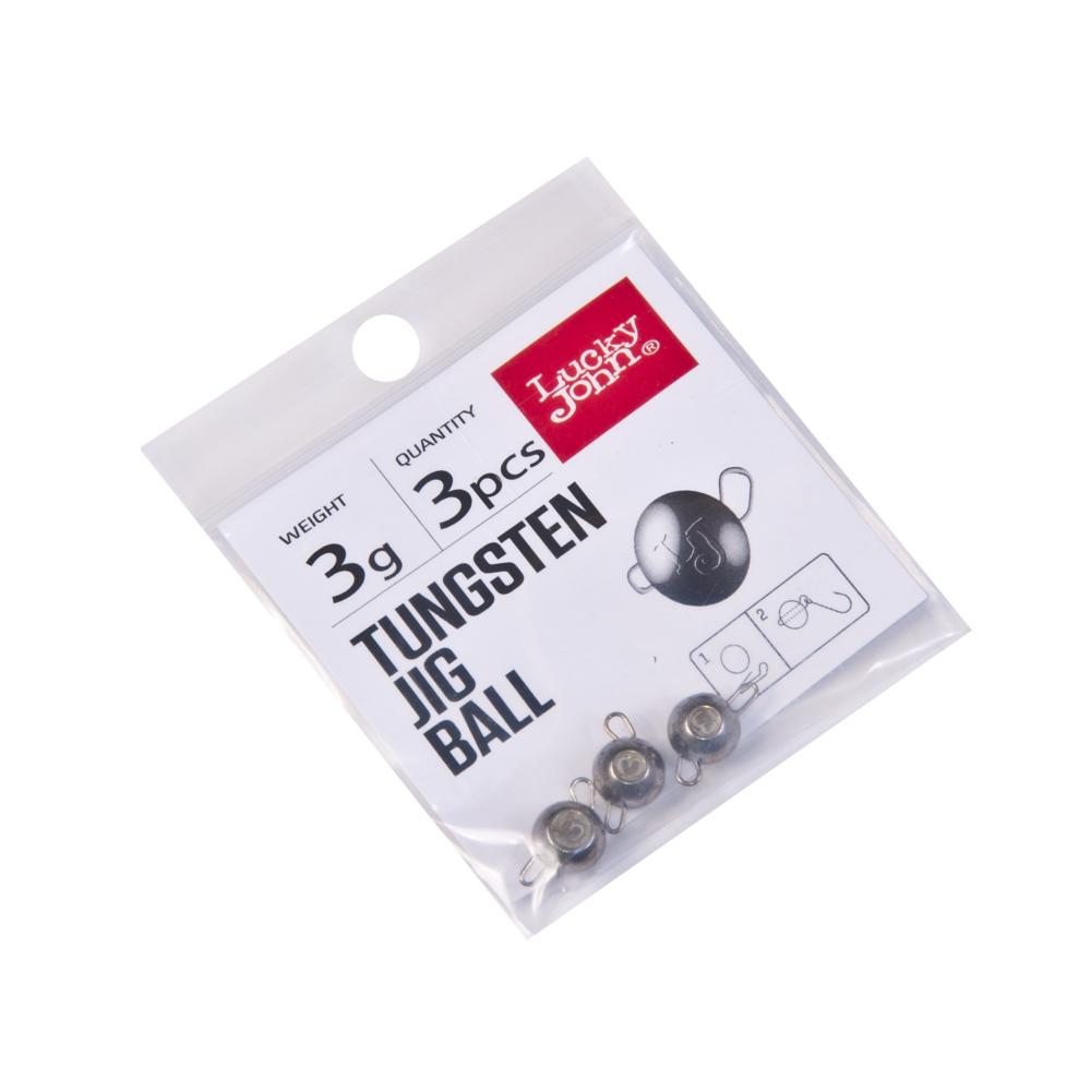 Volframa ausaines Lucky John TUNGSTEN JIG BALL