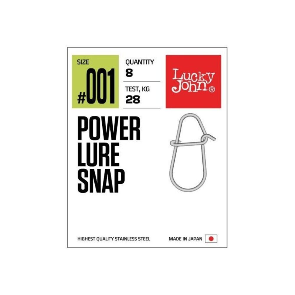 Karabīnes Lucky John POWER LURE SNAP