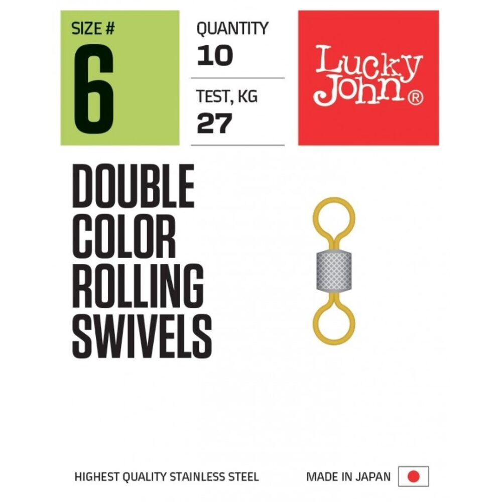 Griezulis Lucky John DOUBLE COLOR ROLLING SWIVELS