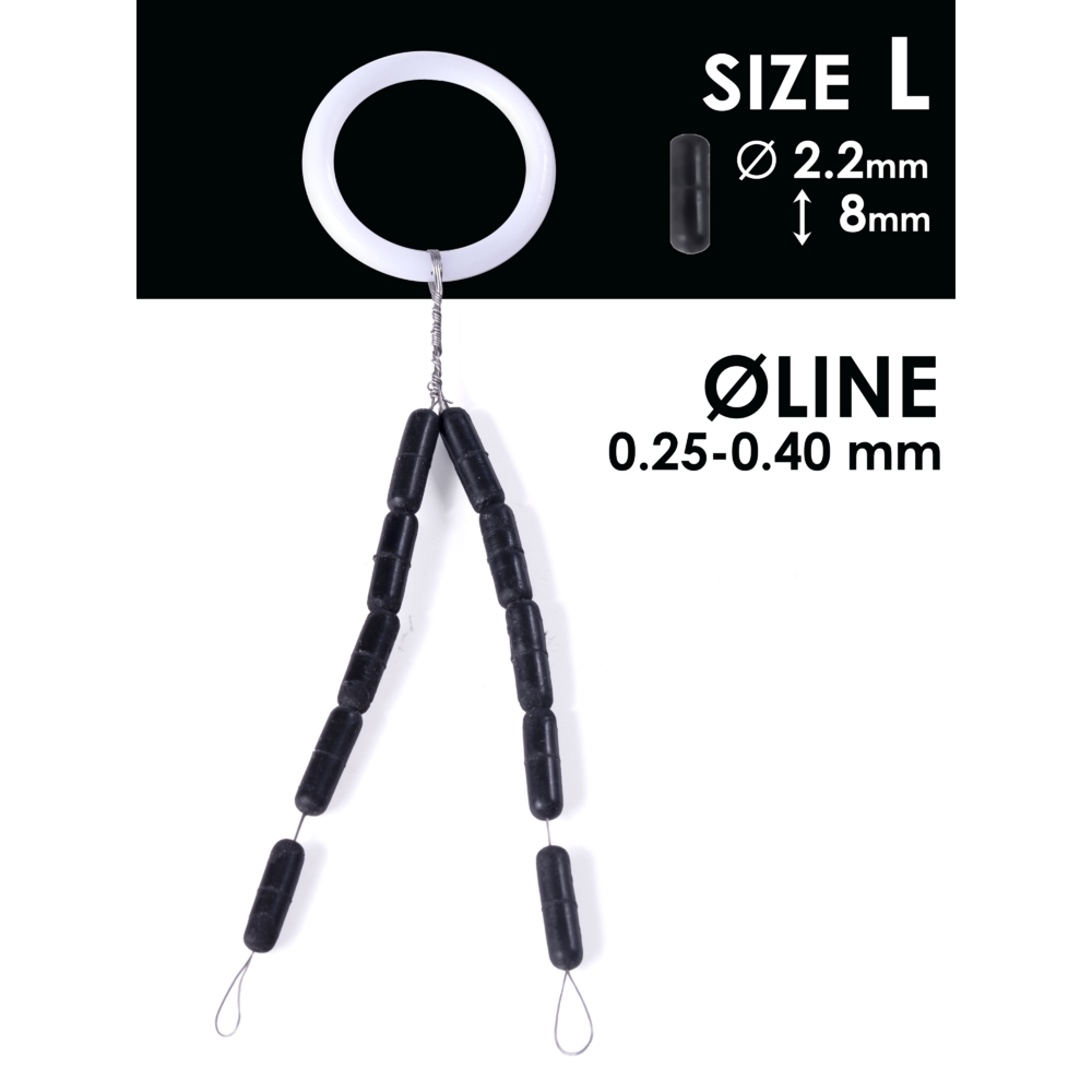 Gumijas stoperi Salmo RUBBER CYLINDER STOPS