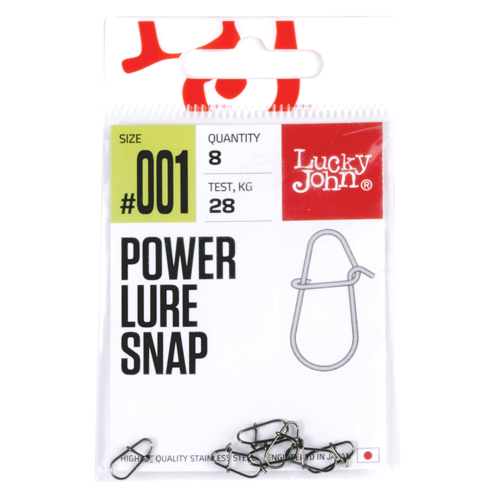 Karabīnes Lucky John POWER LURE SNAP