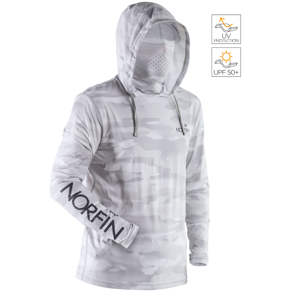 Krekls Norfin SUN PRO GUARD HOODIE Gray
