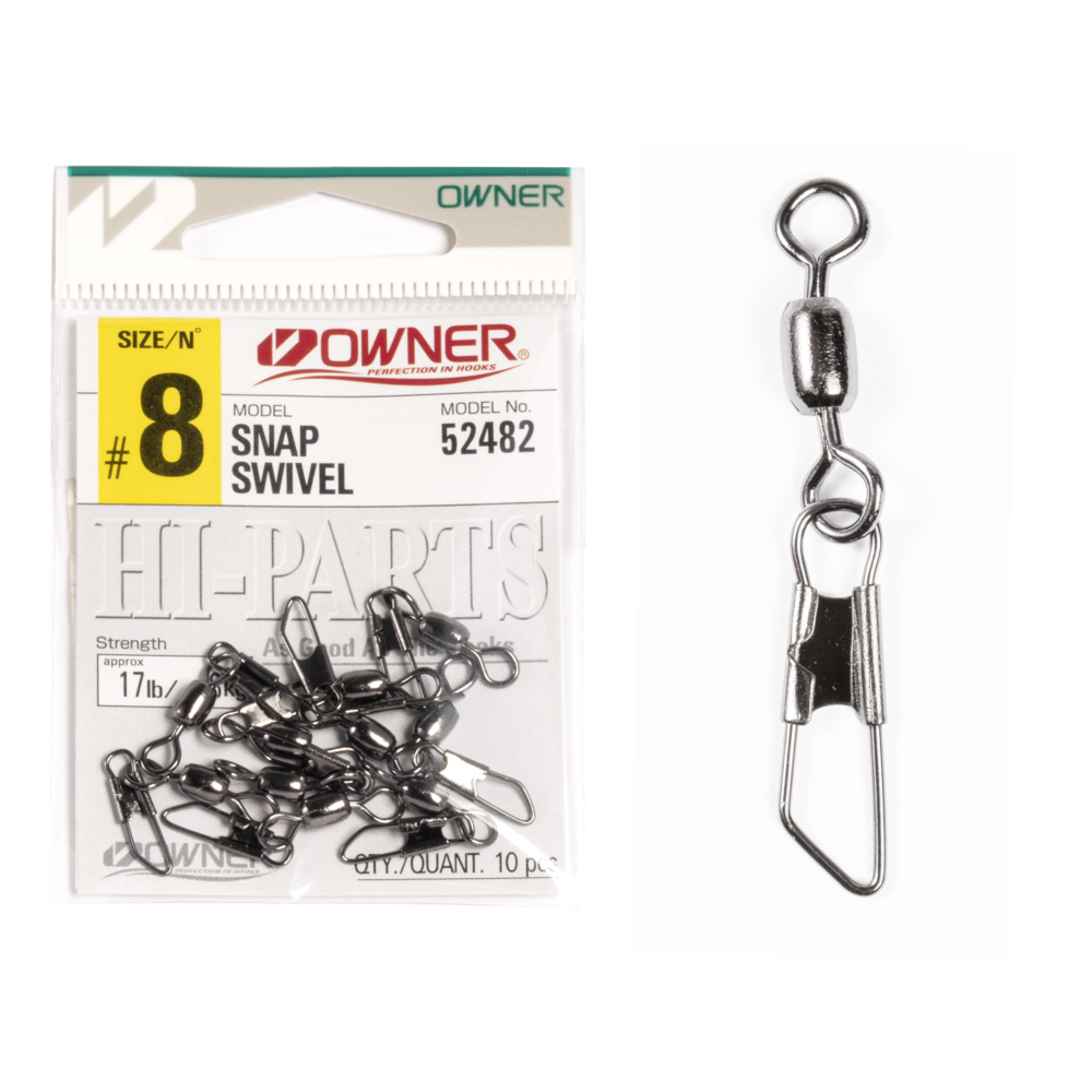 Karabīnes ar griezuli Owner SNAP SWIVEL