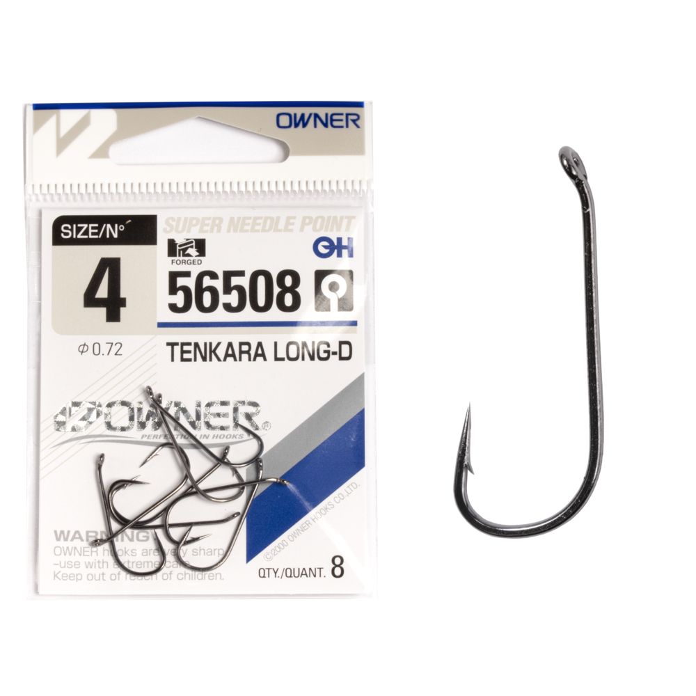 Āķi Owner TENKARA LONG-D BLACK CHROME