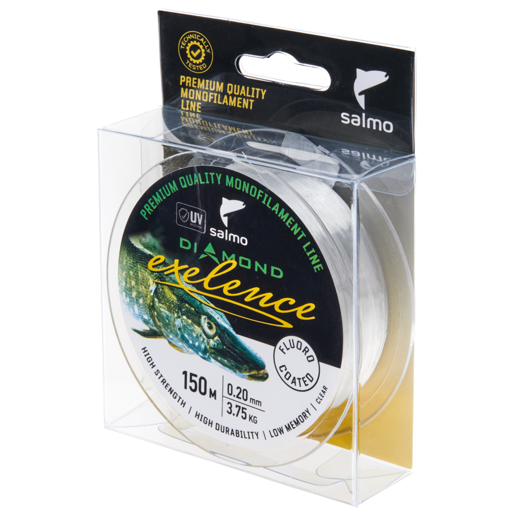 Aukla monofīlā Salmo Diamond EXELENCE FLUORO COATED Clear 150