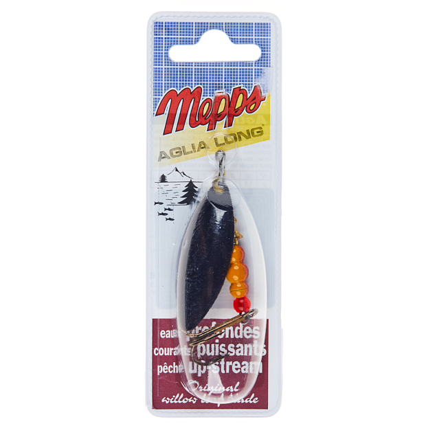 Vizulis Mepps AGLIA LONG Black #3 (11,5g)