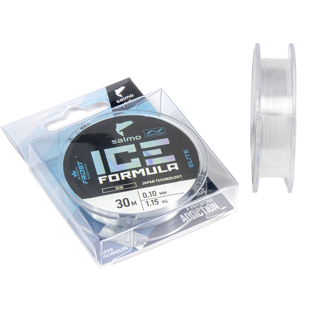 Aukla monofīlā ziemas Salmo Elite ICE FORMULA Clear
