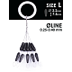 Gumijas stoperi Salmo RUBBER CONE STOPS