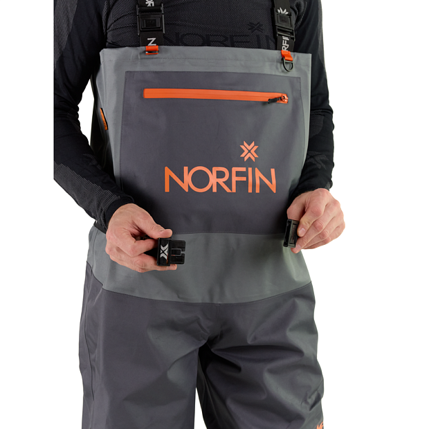 Brienambikses Norfin PILOT STOCKINGFOOT GRAY
