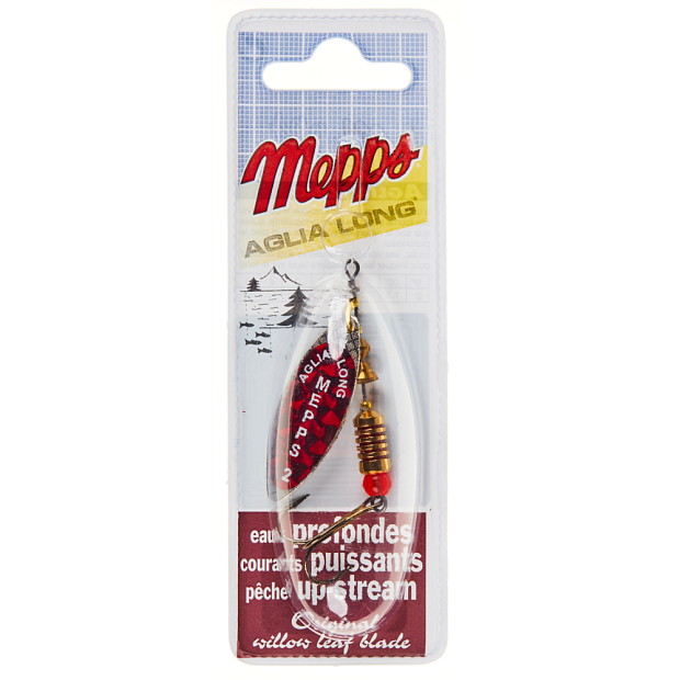 Vizulis Mepps AGLIA LONG Redbow/Silver #2 (7g)
