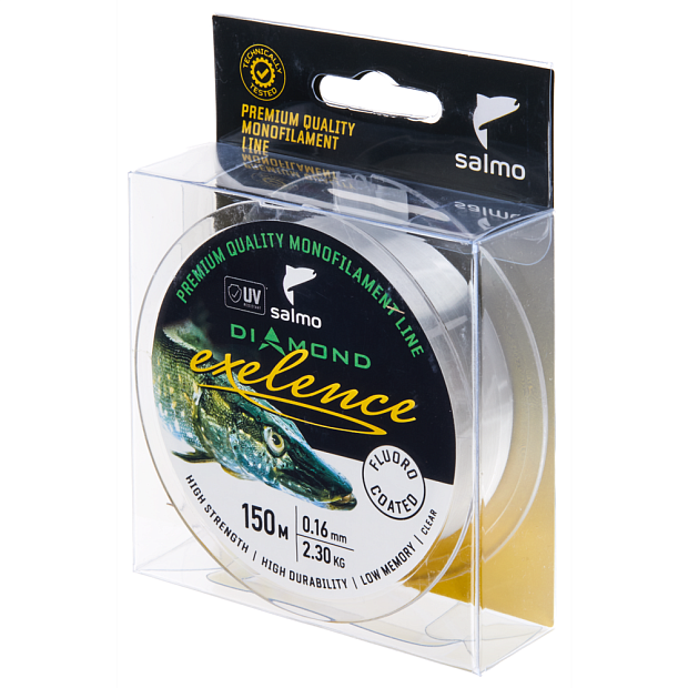 Aukla monofīlā Salmo Diamond EXELENCE FLUORO COATED Clear 150