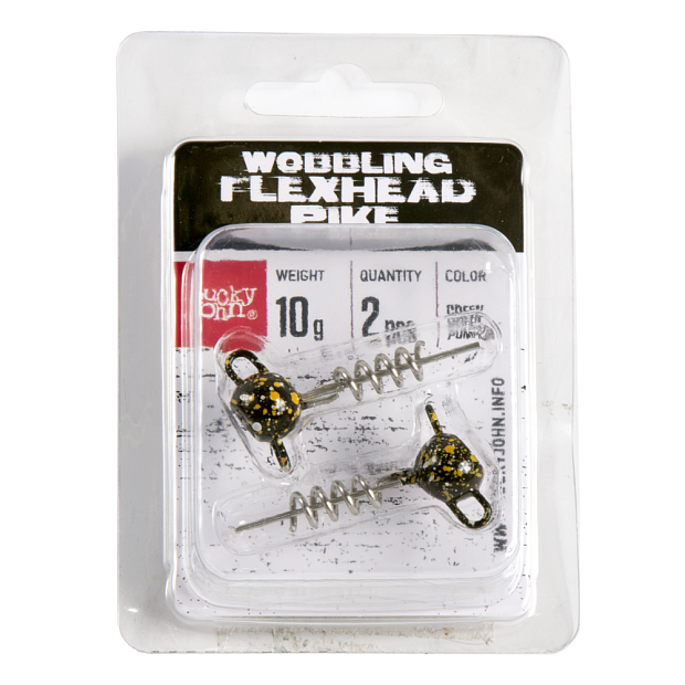 Džiggalva-spirāle Lucky John BBS WOBBLING FLEXHEAD PIKE