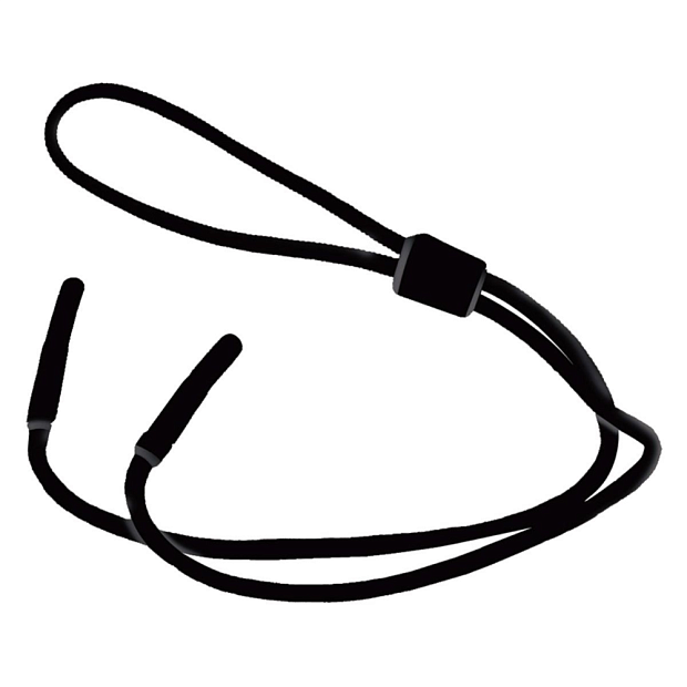 Aukliņas brillēm Flying Fisherman BRAIDED RETAINER BLACK