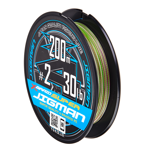 Aukla pītā YGK X-BRAID SUPER JIGMAN X4 200M