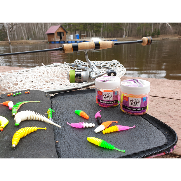 Tārpi Lucky John Pro Series TRICK WORM 2.0