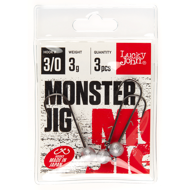 Džiggalvas Lucky John MONSTER JIG #3/0 3gab.