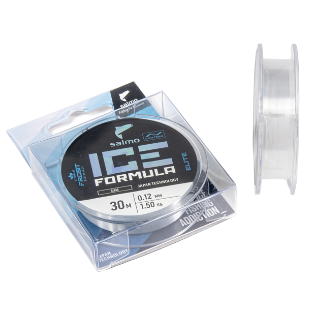 Aukla monofīlā ziemas Salmo Elite ICE FORMULA Clear