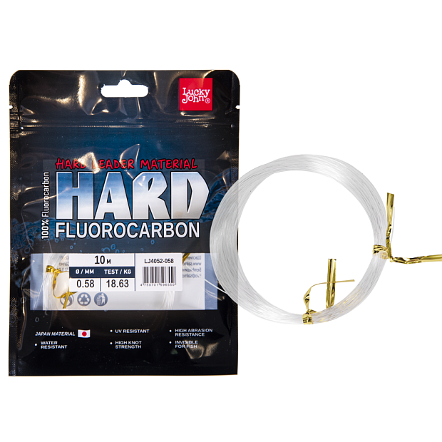 Aukla fluorokarbona Lucky John HARD FLUOROCARBON