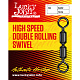 Griezuļi Lucky John HIGH SPEED DOUBLE ROLLING SWIVEL