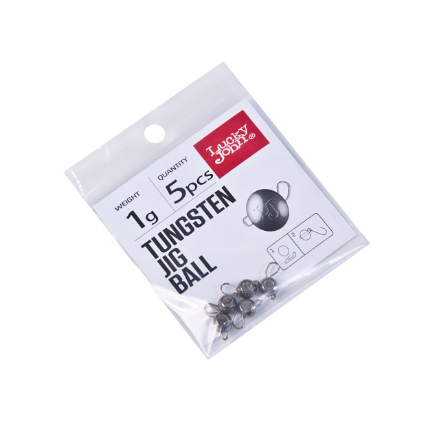 Volframa ausaines Lucky John TUNGSTEN JIG BALL