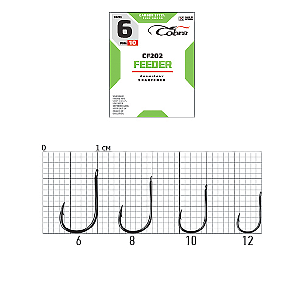 Āķi Cobra FEEDER CLASSIC CF202