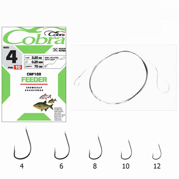 Āķi ar pavadiņu Cobra FEEDER