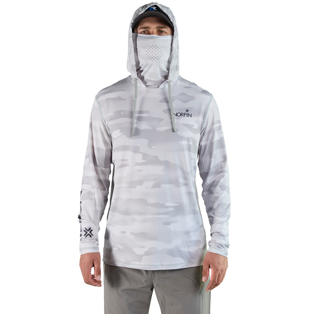 Krekls Norfin SUN PRO GUARD HOODIE Gray