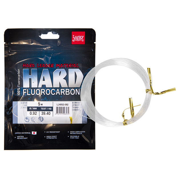 Aukla fluorokarbona Lucky John HARD FLUOROCARBON