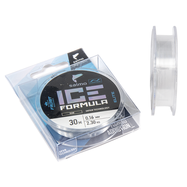 Aukla monofīlā ziemas Salmo Elite ICE FORMULA Clear