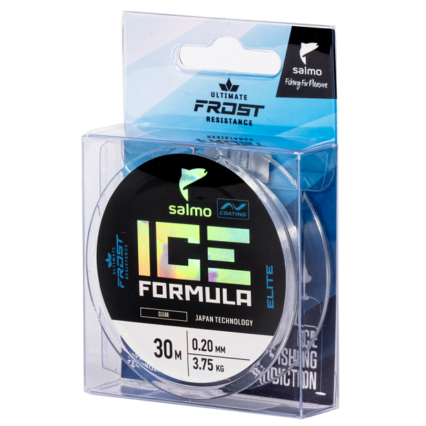 Aukla monofīlā ziemas Salmo Elite ICE FORMULA Clear