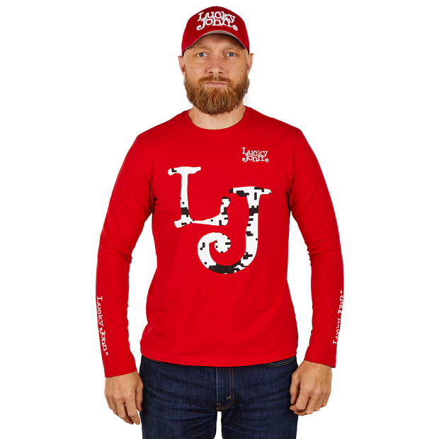 Krekls Lucky John BRAVE Red
