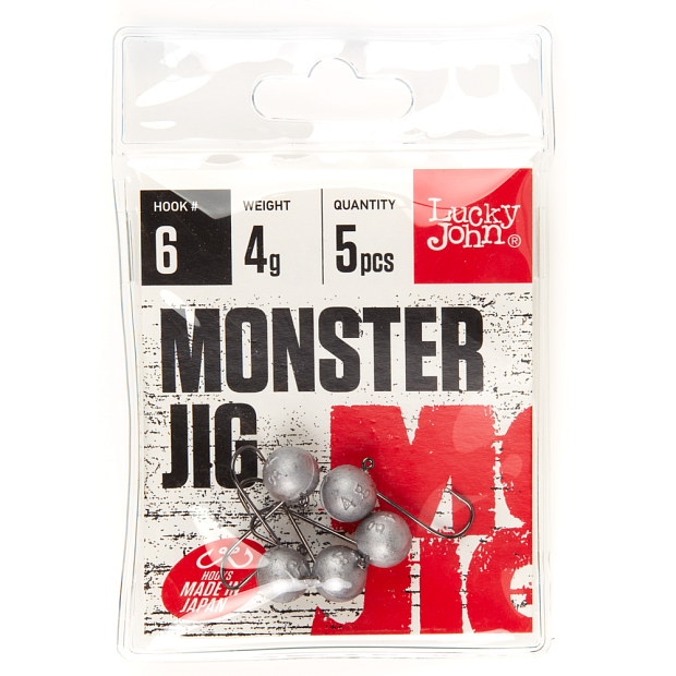 Džiggalvas Lucky John MONSTER JIG #6 5gab.