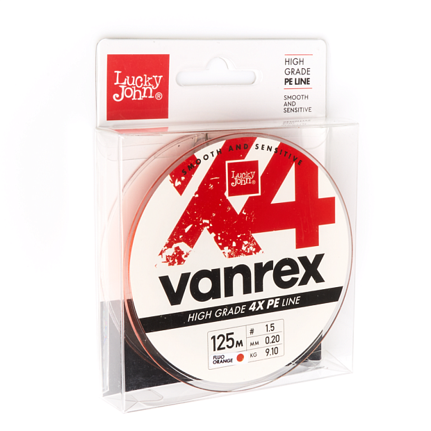 Aukla pītā Lucky John VANREX X4 Fluo Orange
