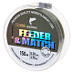 Aukla monofīlā Salmo Diamond FEEDER & MATCH FLUORO COATED Olive Green 150