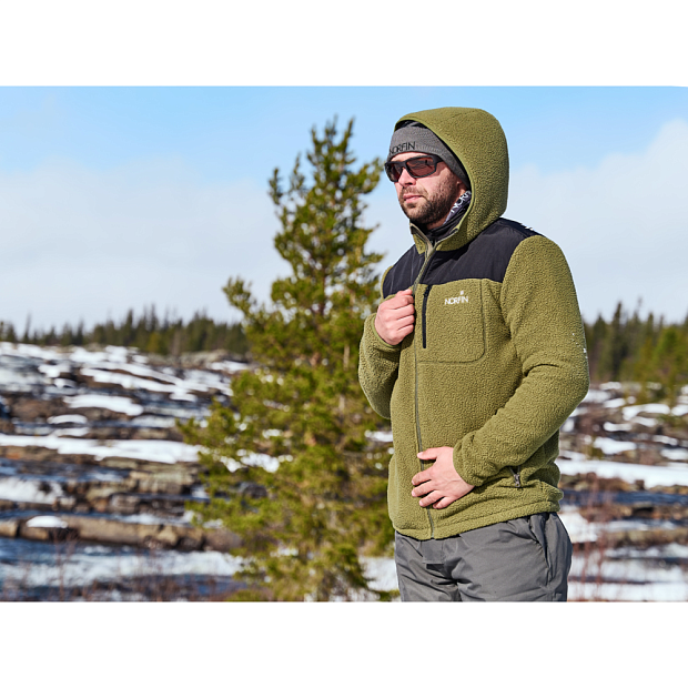 Flīsa jaka Norfin POLARGUARD GREEN