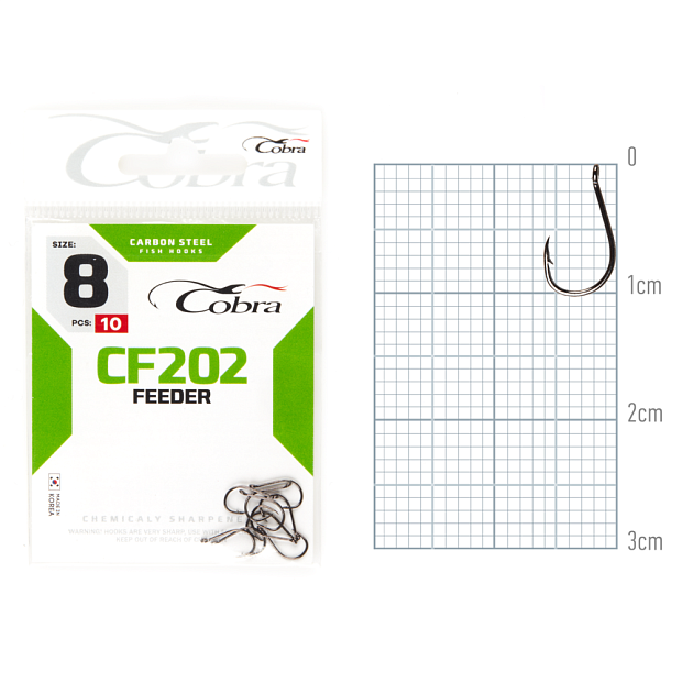 Āķi Cobra FEEDER CLASSIC CF202