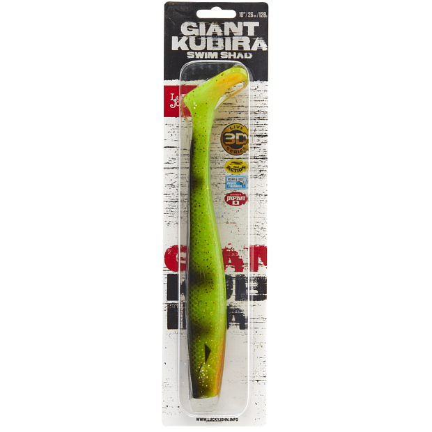 Vibroastes Lucky John 3D BBS Series GIANT KUBIRA SWIM SHAD 10.3