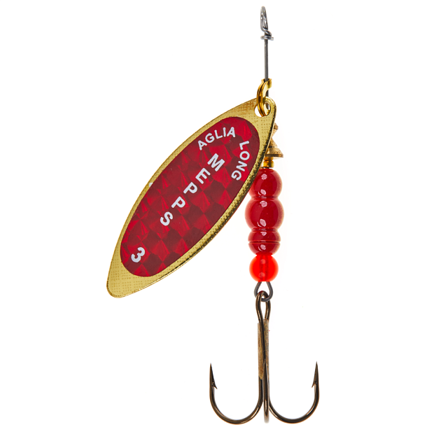 Vizulis Mepps AGLIA LONG Redbow/Gold #3 (11,5g)
