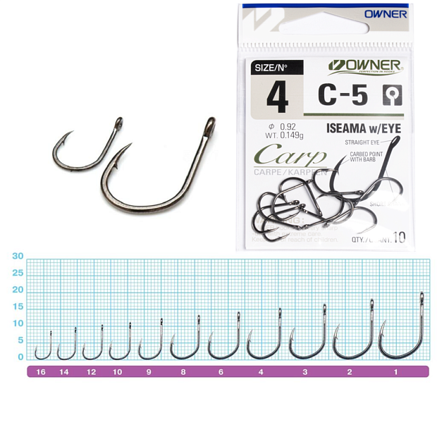 Āķi Owner CARP ISEAMA w/EYE C-5