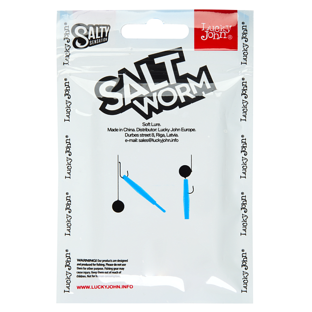 Tārpi Lucky John Salty sensation SALT WORM 2.0