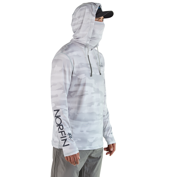 Krekls Norfin SUN PRO GUARD HOODIE Gray