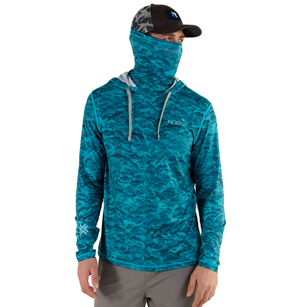 Krekls Norfin SUN PRO MARLIN HOODIE Green